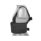Chest Rig with Two Pouches for 6 AR / AK Magazines, Laser Cut - Black [8FIELDS]