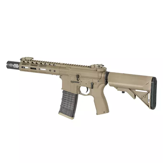 [Zestaw] Replika karabinka Noveske 7.5" DIPLOMAT Eshooter ETU, Gen-2 - FDE [EMG] + Ładowarka V3+ do akumulatorów LiPo/LiFe [IPower] + Akumulator Li-Po 1100mAh 11,1V 20C - Deans [IPower]