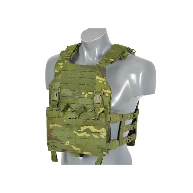 [Zestaw] Kamizelka Assault Plate Carrier Laser-Cut Buckle Up z ładownicą na magazynki AR/AK - MT [8Fields] + Duża ładownica Laser-Cut ogólnego przeznaczenia - MT [8FIELDS] + Panel Buckle Up Laser-Cut na 6 magazynków AR15/AK - MT [8Fields]