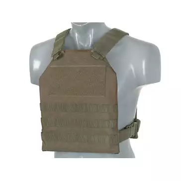 Simple Plate Carrier with Dummy Soft Armor Inserts - Ranger Green [8FIELDS]