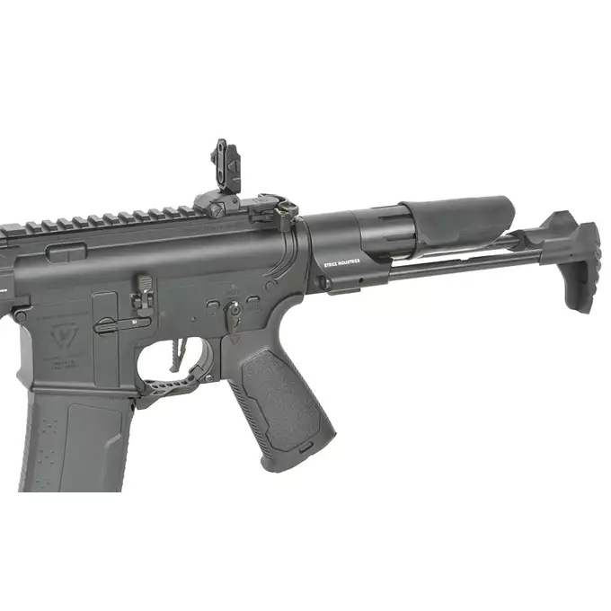 [Zestaw] Replika Karabinka Strike industries 4" Raiders PDW - Black [EMG] + Ładowarka V3+ do akumulatorów LiPo/LiFe [IPower] + Akumulator Li-Po 1100mAh 11,1V 20C - Deans [IPower]