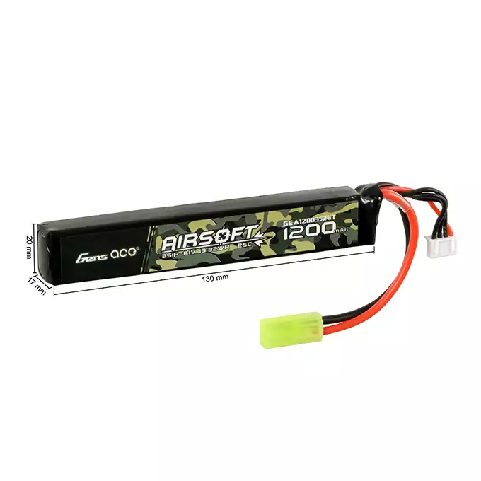 [Zestaw] M607 [Double Bell] + Akumulator airsoftowy 25C 1200mAh 3S1P 11.1V LiPo mini Tamiya + Kompaktowa ładowarka LIPO B3Pro