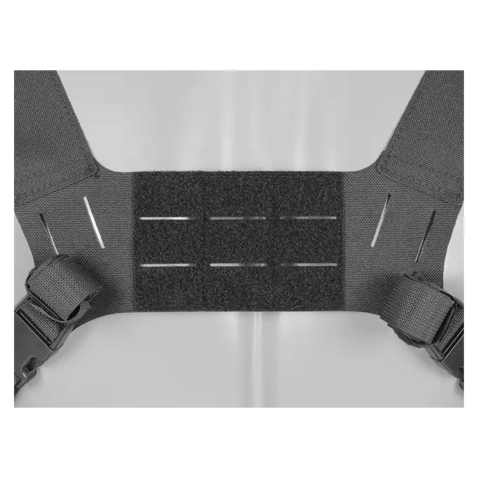 Chest Rig with Two Pouches for 6 AR / AK Magazines, Laser Cut - Black [8FIELDS]