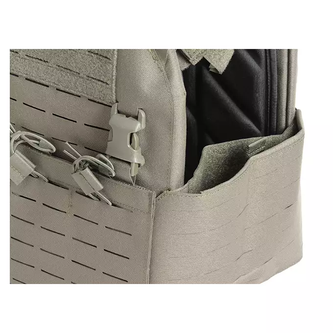 QRF Plate Carrier Laser-Cut Buckle Up with AR15/AK Magazine Pouch - Ranger Green [8FIELDS]