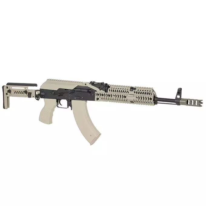 CM.113 AK74 Tactical Rifle Eshooter, GEN-2 - TAN [CYMA]