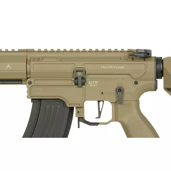 [Zestaw] M918G UTR Ek47 - TAN [DE Airsoft] + Akumulator Li-Po 1100mAh 11,1V 20C - Deans [IPower] + Ładowarka V3+ do akumulatorów LiPo/LiFe [IPower]