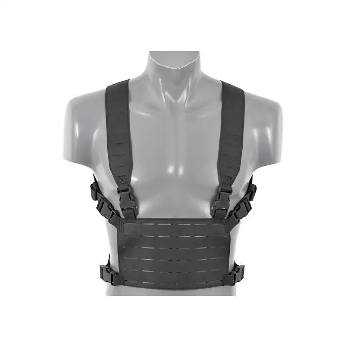 Lightweight Laser-Cut Chest Rig - Black [8FIELDS]