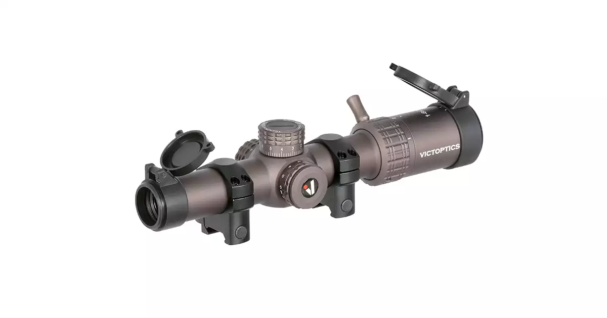 VICTOPTICS(VectorOptics) S6 マウント付き Set] Scope Victoptics S6 1-6x24 - COYOTE FDE [Vector Optics] + One