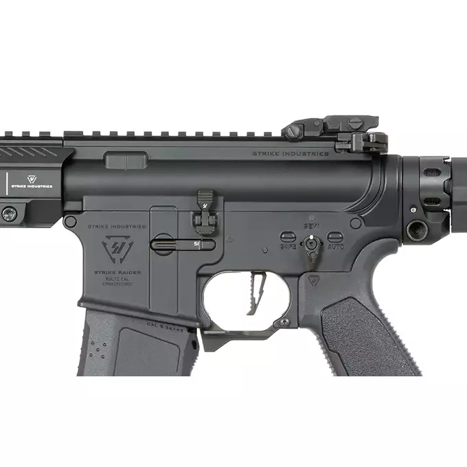 [Zestaw] Replika Karabinka Strike industries 10" Raiders SBR - Black [EMG] + Ładowarka V3+ do akumulatorów LiPo/LiFe [IPower] + Akumulator Li-Po 1100mAh 11,1V 20C - Deans [IPower]