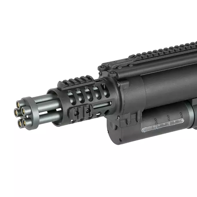 [Set] WE23-MINI Compact Rotary Minigun-Style Replica [WELL] + Battery Li-Po 1100mAh 11,1V 15/30C - T-connector [VB] + Compact LIPO charger B3Pro