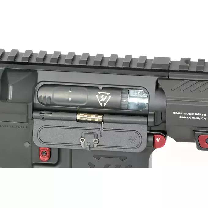 [Zestaw] Replika Karabinka Strike industries 15.5" Raiders Competition Rifle - Red [EMG] + Ładowarka V3+ do akumulatorów LiPo/LiFe [IPower] + Akumulator Li-Po 1100mAh 11,1V 20C - Deans [IPower]