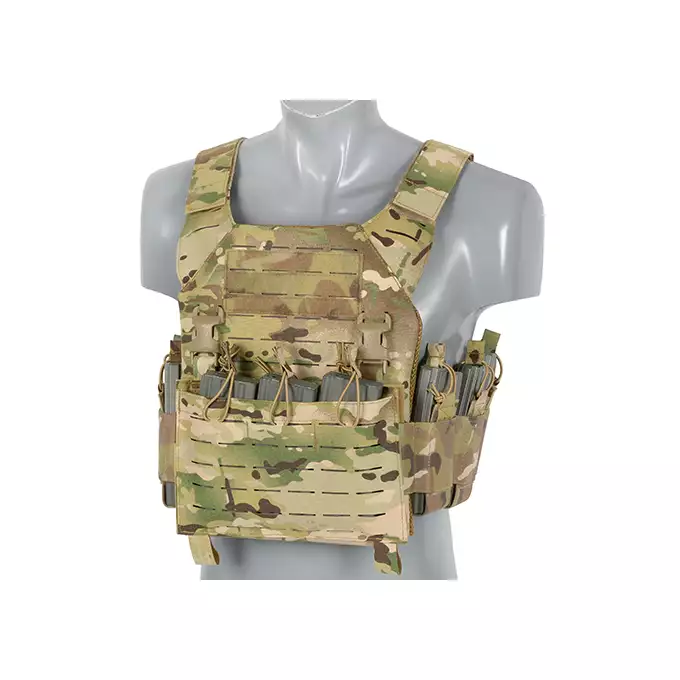 [Zestaw] Kamizelka Recon Plate Carrier Laser-Cut Buckle Up z ładownicą na magazynki AR/AK - Multicamo [8Fields] + Duża ładownica Laser-Cut ogólnego przeznaczenia - Multicamo [8FIELDS] + Panel Buckle Up Laser-Cut na 6 magazynków AR15/AK - Multicamo [8Fields]