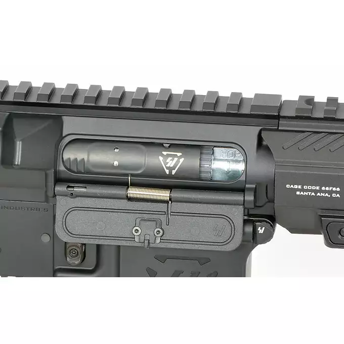 [Zestaw] Replika Karabinka Strike industries 13.5" Raiders Carbine - Black [EMG] + Ładowarka V3+ do akumulatorów LiPo/LiFe [IPower] + Akumulator Li-Po 1100mAh 11,1V 20C - Deans [IPower]