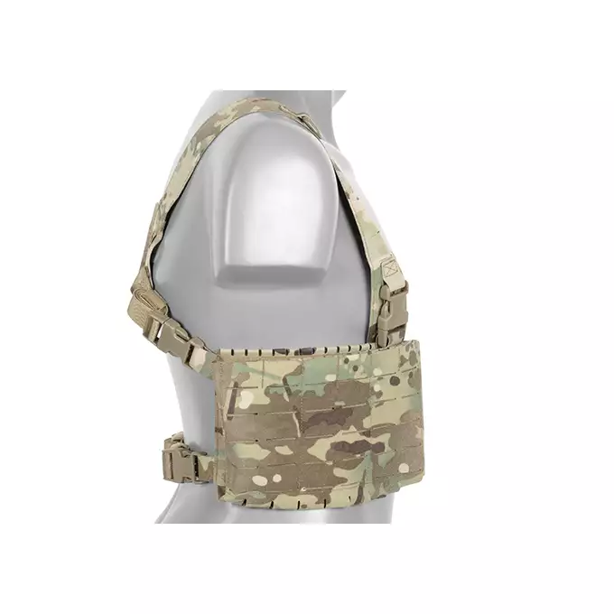 Chest Rig with Two Pouches for 6 AR / AK Magazines, Laser Cut - Multicamo [8FIELDS]