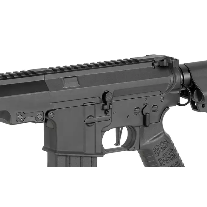[Zestaw] Replika airsoftowa WE07 10" M4/AR15, 30RPS, WELL ETU [WELL PRO] + Magazynek Stanag M4/AR Mid-cap 180 kulek [WELL PRO]