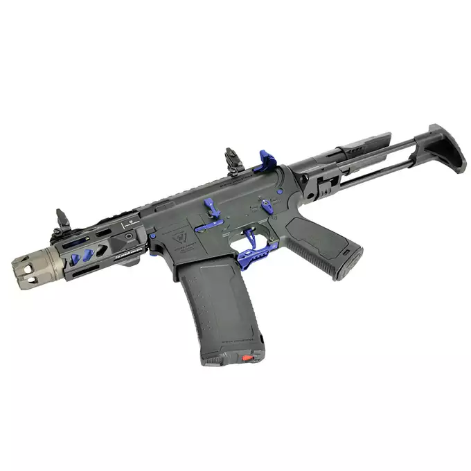 Réplique Carabine Strike industries 4" Raiders Competition PDW - Blue [EMG]