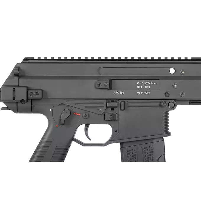 [Zestaw] Replika karabinka B&amp;T APC 556 ETU - Black [ASG] + Kolimator VictOptics SRD 1x18x20 VOD Red Dot [Vector Optics]