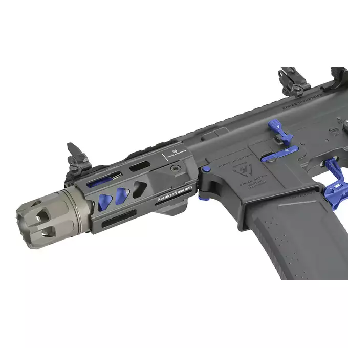 Strike industries 4" Raiders Competition PDW AEG Rifle - Blue [EMG]