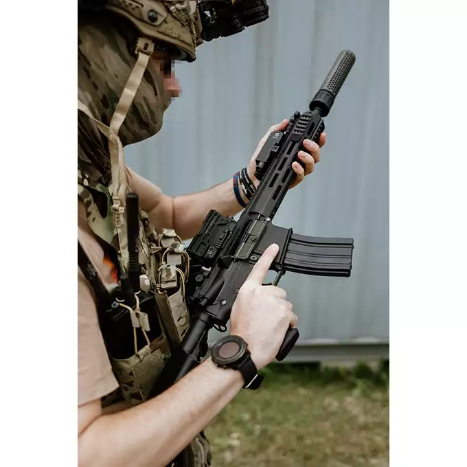 [Zestaw] Replika karabinka M4 Carbine 11.5" Sports Line ETU [S&amp;T] + Akumulator Li-Po 1100mAh 11,1V 20C - Deans [IPower]