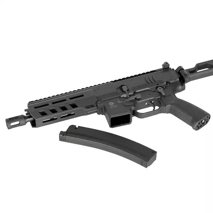 [Zestaw] Replika pistoletu maszynowego M924 DMP-9 ETU Wireless [DE] + Kolimator Frenzy-X 1x19x26 SM Multi-Reticle Red [Vector Optics]
