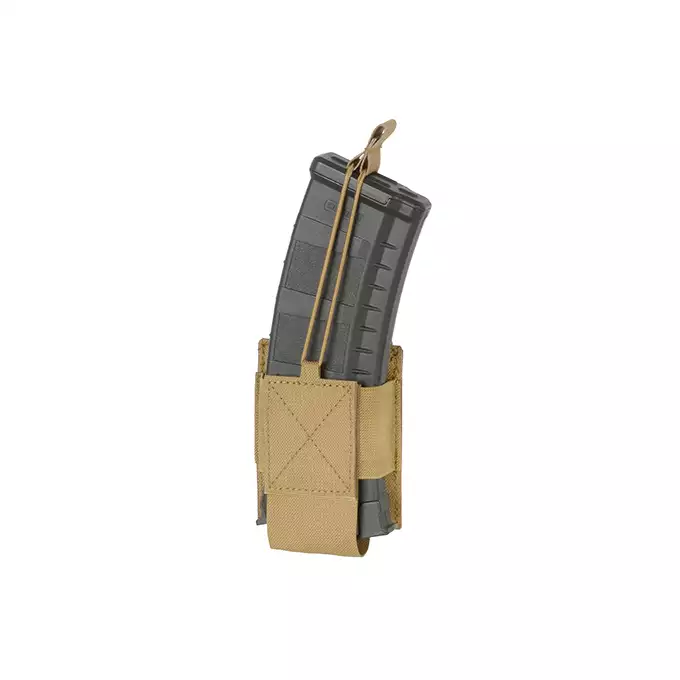 [Zestaw] Kamizelka Chest-rig Laser-Cut z ładownicami AR/AK - Coyote [8Fields] + Ładownica na radio Laser Cut - Coyote [8FIELDS] + Pojedyncza ładownica pistoletowa Laser-Cut z klapą - Coyote [8Fields]