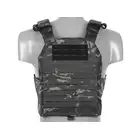 QRF Plate Carrier Laser-Cut Buckle Up with AR15/AK Magazine Pouch - Multicamo Black [8FIELDS]