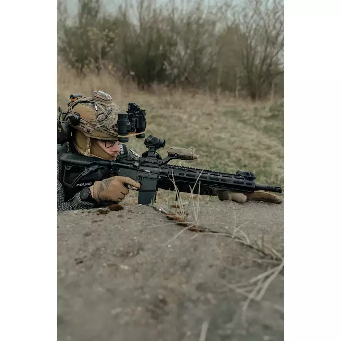 [Zestaw] Replika Daniel Defense M4A1 RIII 14.5" Gen 2 Eshooter ETU - Black [EMG] + Ładowarka V3+ do akumulatorów LiPo/LiFe [IPower] + Akumulator Li-Po 1100mAh 11,1V 20C - Deans [IPower]