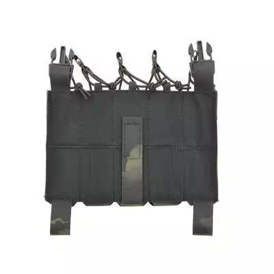 MP5 5-Magazine Pouch, Buckle-Up, Laser-Cut - Multicamo Black [8FIELDS]