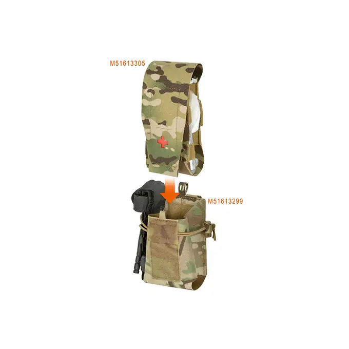 Laser Cut Medical Panel Insert for AR Magazine Pouch - Olive [8Fields]