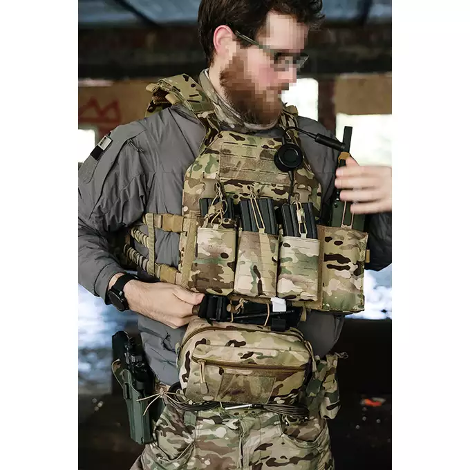 [Zestaw] Kamizelka Assault Plate Carrier Laser-Cut Buckle Up z ładownicą na magazynki AR15/AK - Multicamo [8Fields] + Duża ładownica Laser-Cut ogólnego przeznaczenia - Multicamo [8FIELDS] + Panel Buckle Up Laser-Cut na 6 magazynków AR15/AK - Multicamo [8Fields]