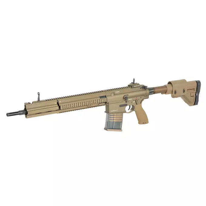 [Zestaw] Replika Airsoftowa EC-204 Edycja Advanced (ulepszony gearbox, programowalny ETU) - Dark Earth [E&amp;C] + Akumulator Li-Po 1200mAh 11,1V 20C - Deans [IPower] + Kompaktowa ładowarka LIPO B3Pro