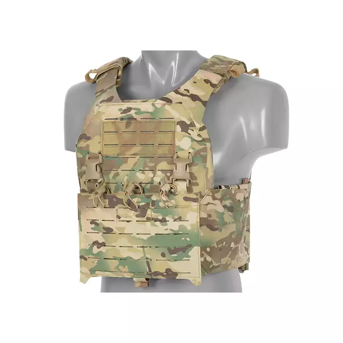 Kamizelka QRF Plate Carrier Laser-Cut Buckle Up z ładownicą na magazynki AR15/AK- Multicamo [8FIELDS]