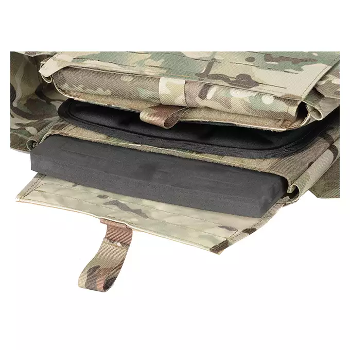 QRF Plate Carrier Laser-Cut Buckle Up with AR15/AK Magazine Pouch - Multicamo [8FIELDS]