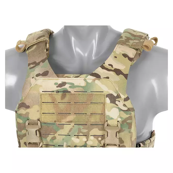 QRF Plate Carrier Laser-Cut Buckle Up with AR15/AK Magazine Pouch - Multicamo [8FIELDS]