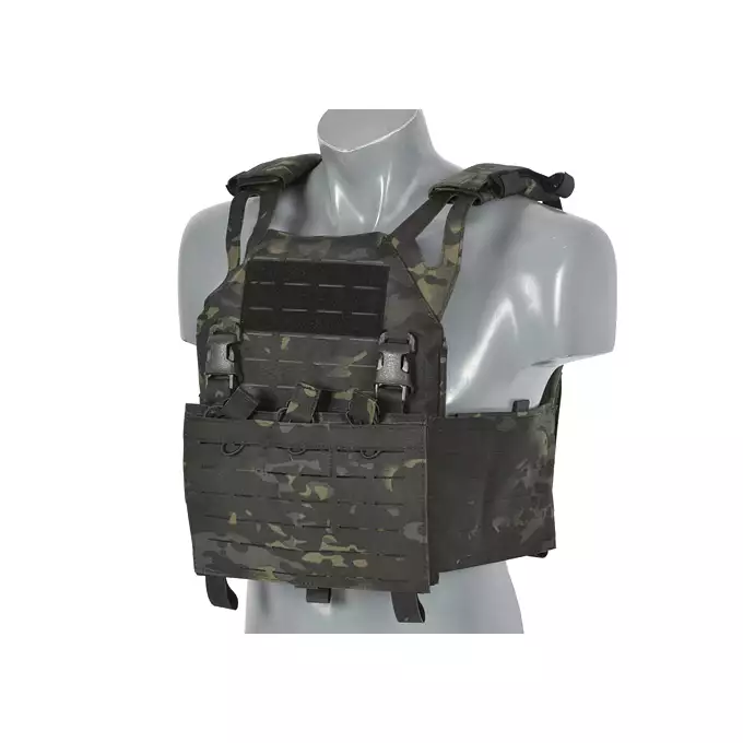 [Zestaw] Kamizelka Operator Plate Carrier Laser-Cut Buckle Up z ładownicą na magazynki AR/AK - MB [8Fields] + Duża ładownica Laser-Cut ogólnego przeznaczenia - MB [8FIELDS] + Panel Buckle Up Laser-Cut na 6 magazynków AR15/AK - MB [8Fields]
