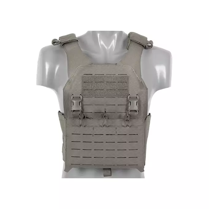 QRF Plate Carrier Laser-Cut Buckle Up with AR15/AK Magazine Pouch - Ranger Green [8FIELDS]