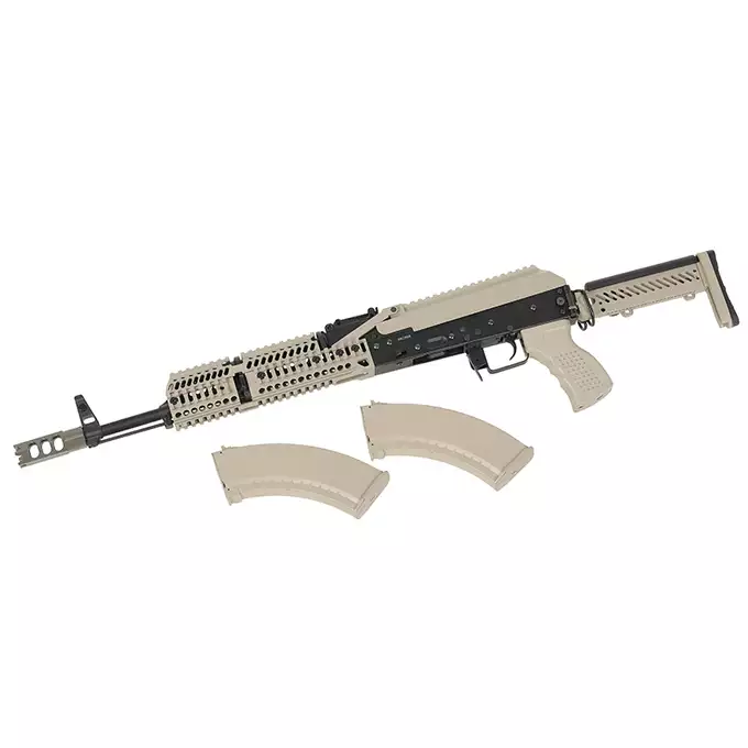 CM.113 AK74 Tactical Rifle Eshooter, GEN-2 - TAN [CYMA]