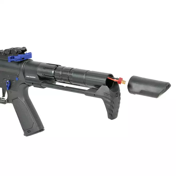 Strike industries 4" Raiders Competition PDW AEG Rifle - Blue [EMG]
