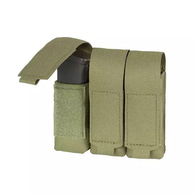 [Zestaw] Pas taktyczny Laser-Cut - M - Olive [8Fields] + Horyzontalna ładownica generalnego użytku Laser-Cut - Olive [8Fields] + Potrójna ładownica pistoletowa Laser-Cut z klapą - Olive [8Fields]