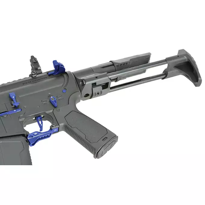 Strike industries 4" Raiders Competition PDW AEG Rifle - Blue [EMG]