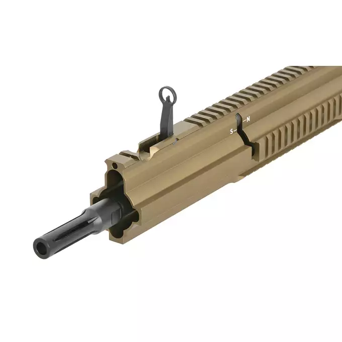 [Zestaw] Replika Airsoftowa EC-204 Edycja Advanced (ulepszony gearbox, programowalny ETU) - Dark Earth [E&amp;C] + Akumulator Li-Po 1200mAh 11,1V 20C - Deans [IPower] + Kompaktowa ładowarka LIPO B3Pro