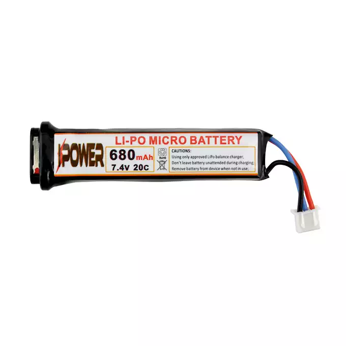[Set] USP 9mm AEP Pistol Replica Licensed by UMAREX [CYMA] + AEP Battery Li-Po 680mAh 7,4V 20C Micro [IPower] + V3+ Charger for LiPo/LiFe 2S/3S [IPower]