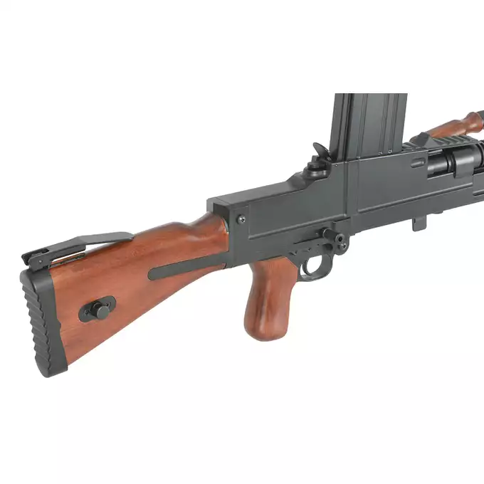 [Zestaw] Replika Karabinu Maszynowego MG26(t) z Okresu II Wojny Światowej [Snow Wolf] + Akumulator airsoftowy 25C 1200mAh 3S1P 11.1V LiPo mini Tamiya + Kompaktowa ładowarka LIPO B3Pro