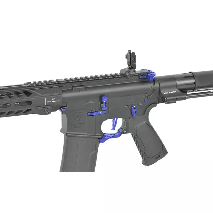 [Zestaw] Replika Karabinka Strike industries 7" Raider Competition CQB, Gen-2 - Blue [EMG] + Ładowarka V3+ do akumulatorów LiPo/LiFe [IPower] + Akumulator Li-Po 1100mAh 11,1V 20C - Deans [IPower]