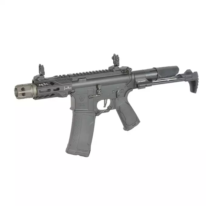[Zestaw] Replika Karabinka Strike industries 4" Raiders PDW - Black [EMG] + Ładowarka V3+ do akumulatorów LiPo/LiFe [IPower] + Akumulator Li-Po 1100mAh 11,1V 20C - Deans [IPower]