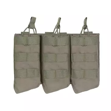 Open Top Triple 7.62x39 AK Mag Pouch - Ranger Green [8FIELDS]