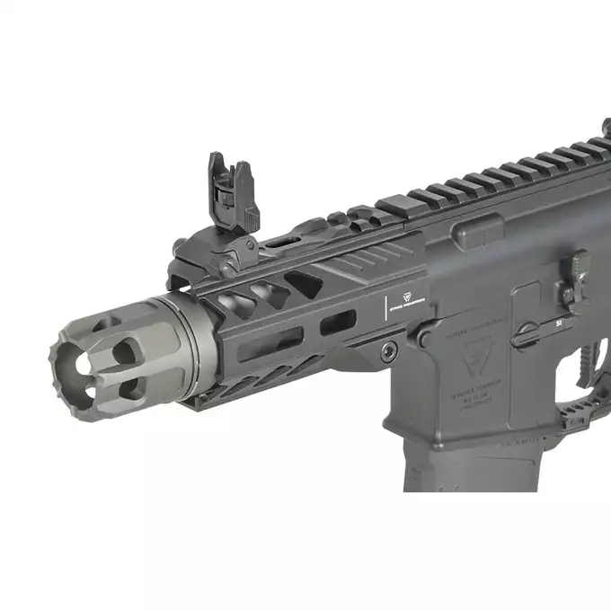 [Zestaw] Replika Karabinka Strike industries 4" Raiders PDW - Black [EMG] + Ładowarka V3+ do akumulatorów LiPo/LiFe [IPower] + Akumulator Li-Po 1100mAh 11,1V 20C - Deans [IPower]