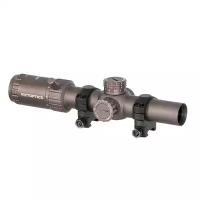 [Zestaw] Luneta VICTOPTICS S6 1-6X24 - COYOTE FDE [Vector Optics] + Jednoczęściowy podwyższony montaż Picatinny 30mm 1.97in [Vector optics]