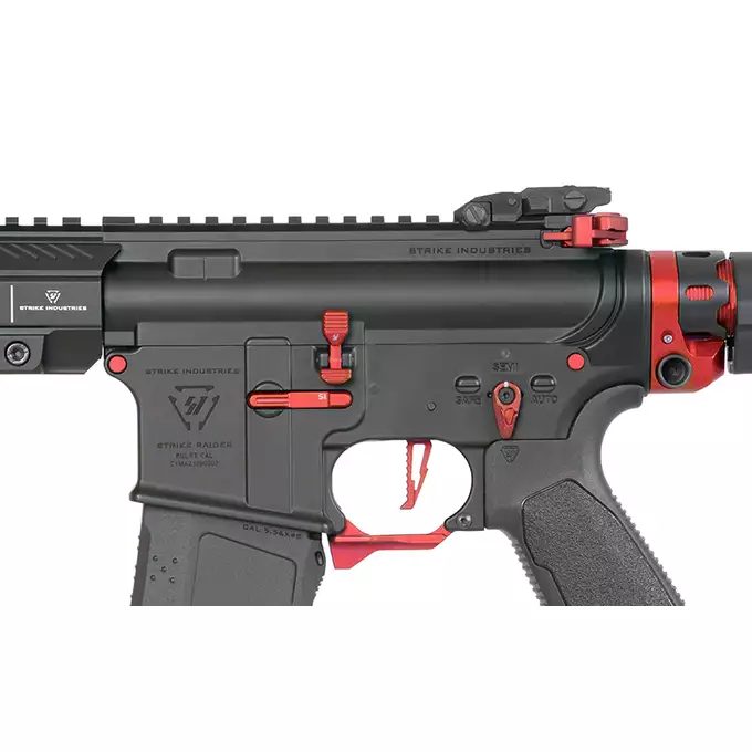 Strike industries 10" Raiders SBR AEG Rifle - Red [EMG]