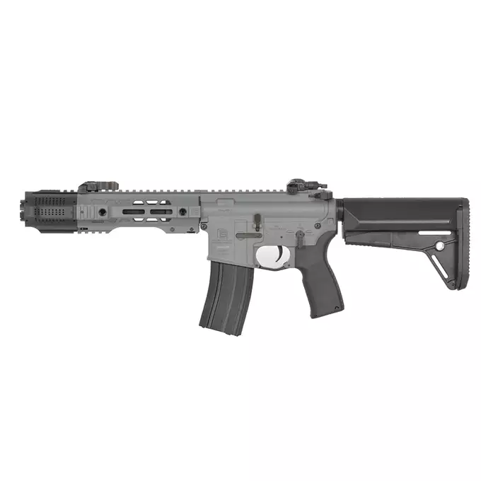 [Zestaw] Replika karabinka SAI GRY 7.5" Pistol - Grey [6mmProShop] + Akumulator Li-Po 1100mAh 11,1V 20C [IPower] + Ładowarka V3+ do akumulatorów LiPo/LiFe [IPower]